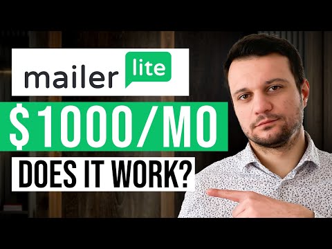 How To Make Money With Email Marketing Using MailerLite (2023) [Video]