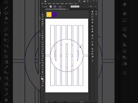How to Design a Instant Circular Letters Logo with Grid Adobe Illustrator Tutorial [Video]