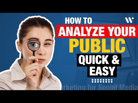 How to Analyze your Public QUICK & EASY: Content Marketing for Social Media [Video]