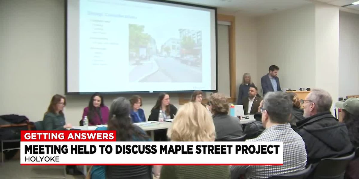 Holyoke residents and business owners speak on High Street and Maple Street improvements [Video]
