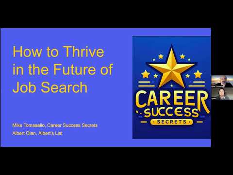 How to Thrive In the Future of Job Search [Video]