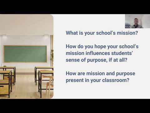 Professional Development Workshop #9: Purpose and Mission [Video]