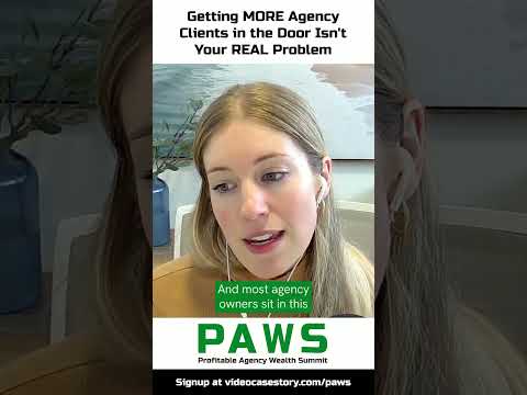 Why getting MORE agency clients in the door isn’t your REAL problem with Taylor McMaster. [Video]
