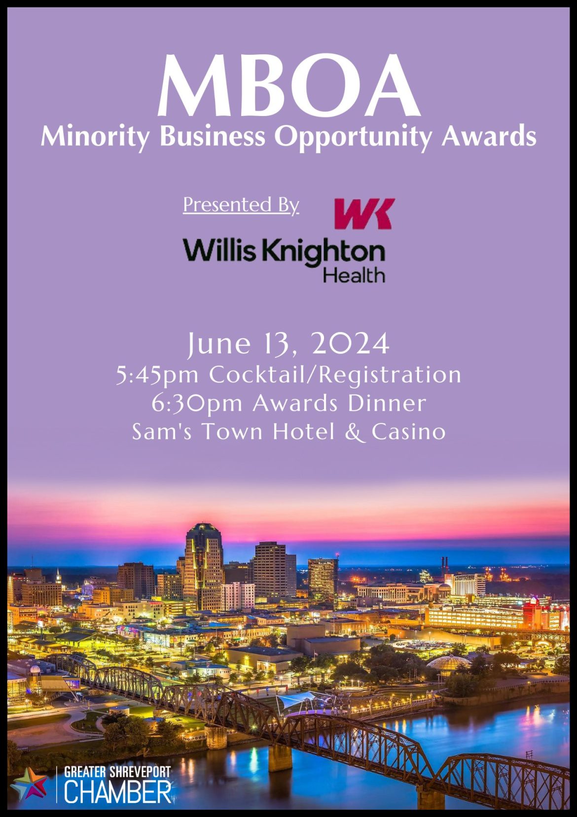 Greater Shreveport Chamber of Commerce to Host Annual Minority Business Opportunity Awards Dinner  BIZ  Northwest Louisiana [Video]