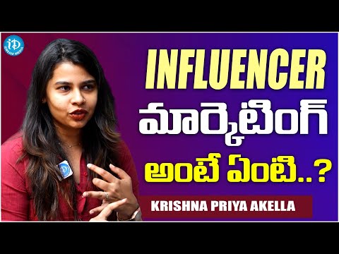 Starbuzz.ai Founder Krishana Priya Akella About What is the  Influencer Marketing | iDream Media [Video]