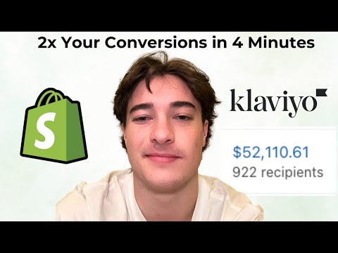 2x Your Conversion Rates With This Simple Trick (Klaviyo Email Marketing Tutorial) [Video]