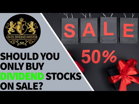 Should You ONLY Buy Dividend Stocks on SALE? [Video]