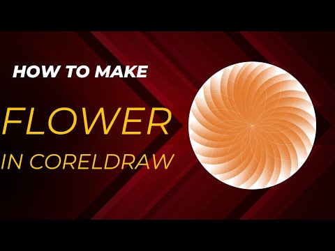 How To Make Flower in Corel draw.coreldraw main pool kaise banate hain.#video viral.@thedonato