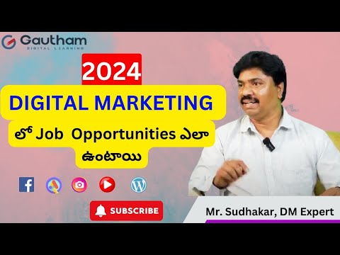Digital Marketing Job Opportunities | Digital Marketing Course | Mr.Sudhakar | Gautham Digital Learn [Video]
