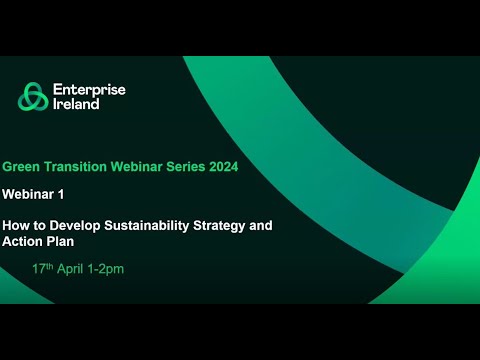 How to develop a Sustainability Strategy and Action Plan [Video]