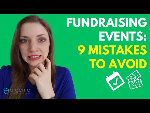 Nonprofit Fundraising Events: 9 Mistakes to Avoid [Video]