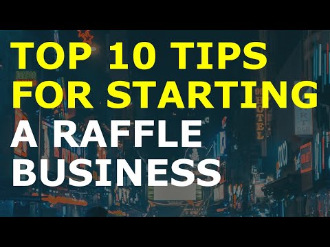 How to Start a Raffle Business | Free Raffle Business Plan Template Included [Video]