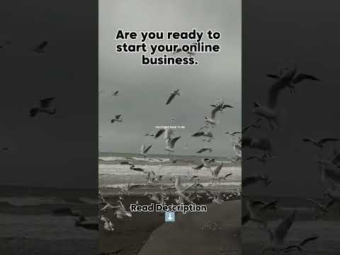 Are you ready to start your online business. [Video]