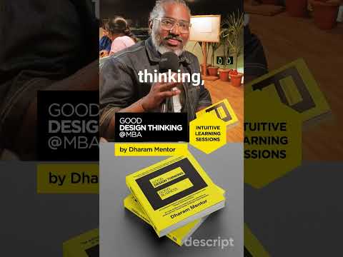 Good Design thinking is Good Business | My Book Q&A | P1 | Dharam Mentor [Video]