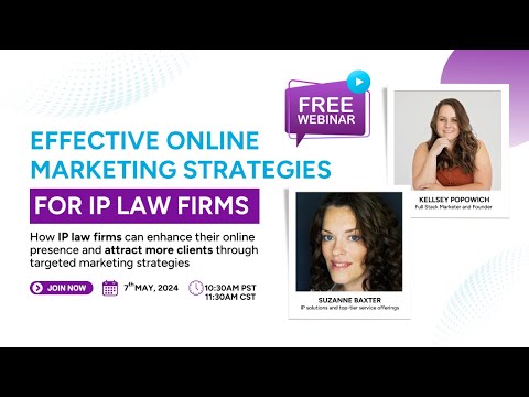 Effective Online Marketing Strategies for IP Law Firms [Video]