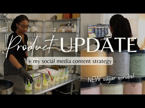 Ready to relaunch! Perfecting my NEW body scrub formula + social media strategy | Studio Vlog 007 [Video]