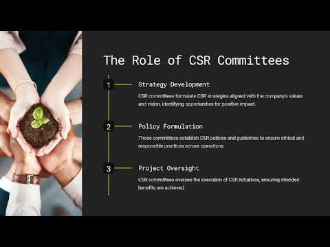 Why Every Company Should Have a CSR Committee [Video]