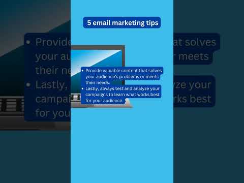 Top 5 Email Marketing Tips for Beginners  [Video]