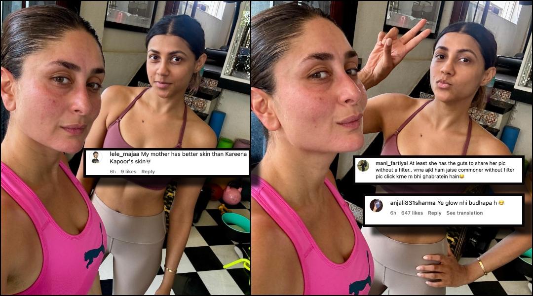 ‘What happened to her face?’: Kareena Kapoor shares no-make-up, no filter post-workout selfie with her trainer [Reactions] [Video]