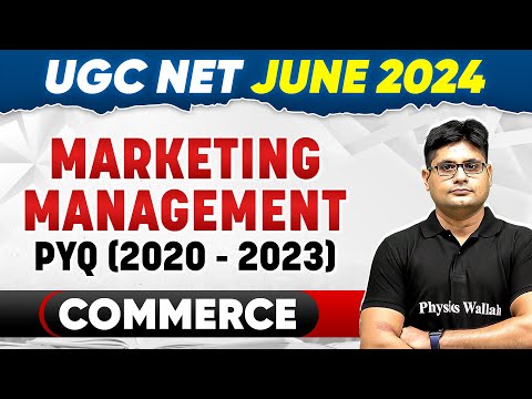 NTA UGC NET Commerce 2024 – Marketing Management – MCQ for the UGC NET June 2024 – CA. Saurabh Puri [Video]