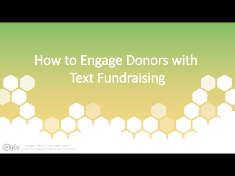 How to Engage Donors with Text Fundraising [Video]