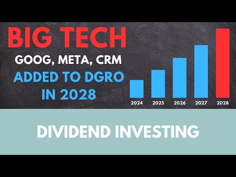 Big tech (GOOG, META, CRM) will be added to DGRO in 2028 [Video]