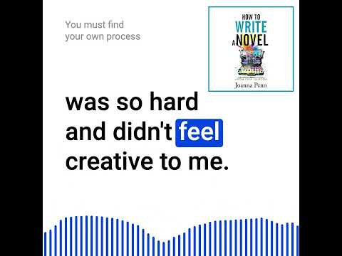 You must find the writing process that fits for you [Video]