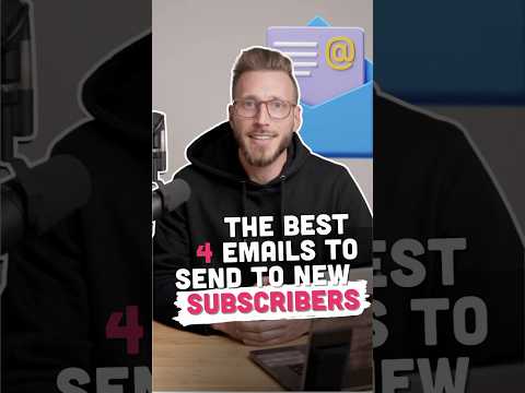 4 Essential Emails for Your B2B Newsletter Welcome Series! [Video]