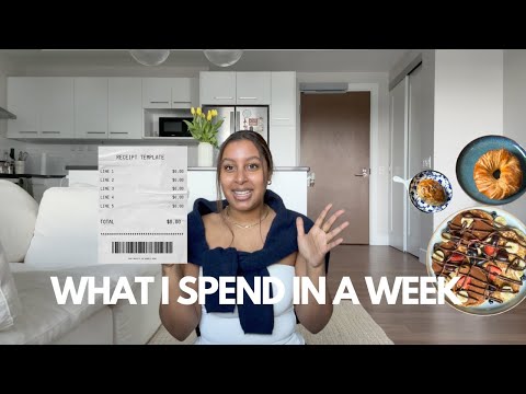 what i spend in a week as a 26 year old in Toronto [Video]
