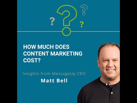 How Much Does Content Marketing Cost? [Video]