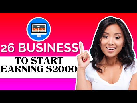 “26 Profitable Business Ideas to Start Earning $2000 Monthly” [Video]