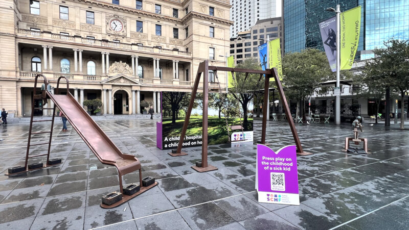 Banter erects playground ‘frozen in time’ for Sydney Children’s Hospitals Foundation [Video]