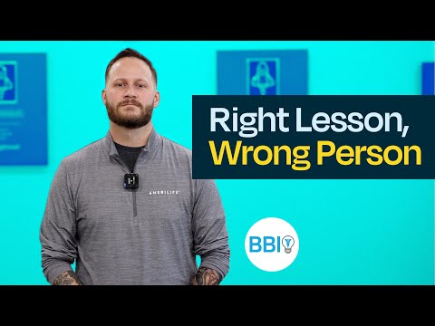 Right lesson, wrong person 🤔 [Video]
