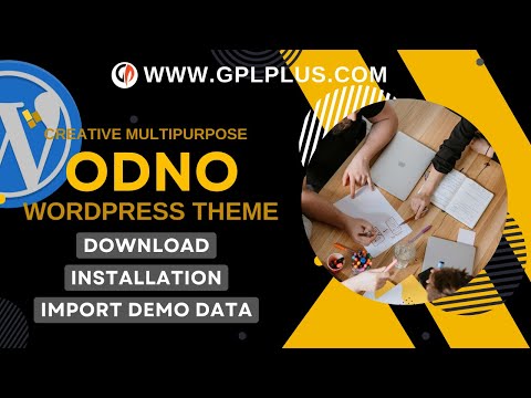 Odno – Creative Multipurpose WordPress Theme , Download , Installation & Import Demo Data [Video]