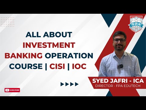 Investment Banking Course 2024 | Jobs in Investment Banking | Career in Investment Banking [Video]