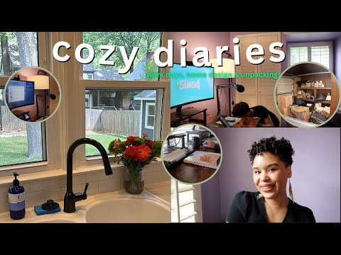 Cozy Diaries🎨 work life balance in corporate marketing, events, home office design ideas, unpacking! [Video]