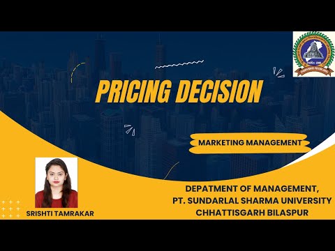 Pricing decision | Marketing Management [Video]