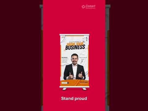 Rollup Standee | Comart Marketing Services [Video]