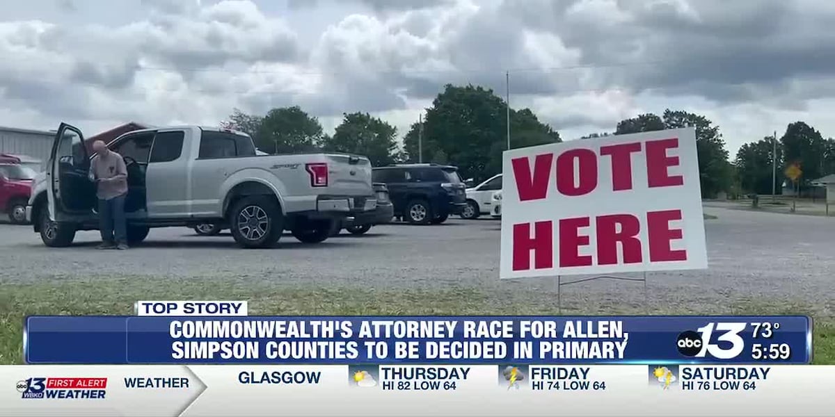 Commonwealth’s Attorney race for Allen, Simpson counties to be decided in Kentucky Primary [Video]