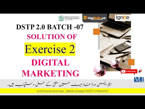 digital marketing exercise 2 batch 7 | dstp 2.0 batch 07 digital marketing exercise 2 [Video]