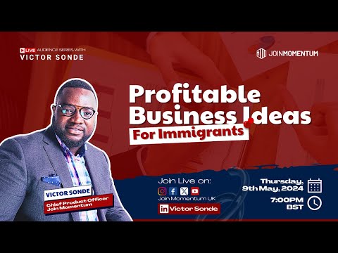 Profitable Business Ideas for Immigrants | Live Audience Series with Victor Sonde [Video]