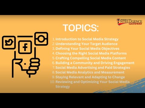 Social Media Strategy Lesson 10: Reviewing and Optimizing Your Social Media Strategy [Video]