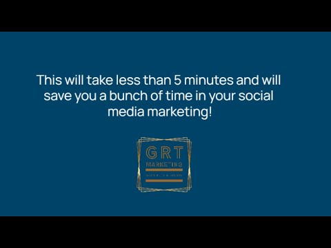 Save a ton of time with this super simple small business marketing tip! [Video]