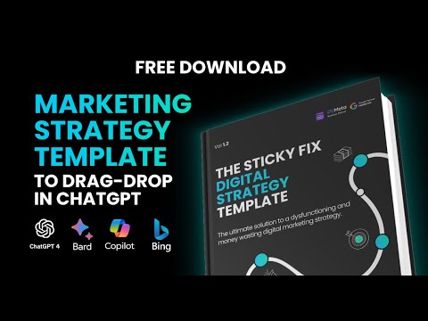 Free Marketing Strategy Template (Buyer Persona, Marketing Budget, Email Sequence, Channel Strategy) [Video]