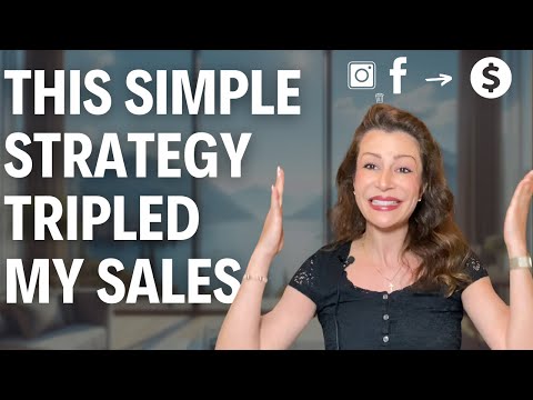 How this SIMPLE STRATEGY tripled my sales [Video]