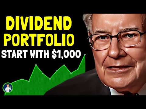 Warren Buffett: How To Start Dividend Stocks Portfolio with $1000 (4 Easy Steps) [Video]