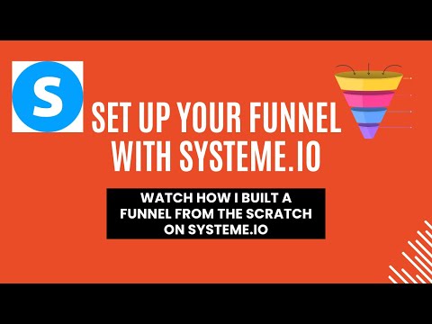 SETTING UP A SALES FUNNEL FOR MY BRAND USING SYSTEME IO [Video]
