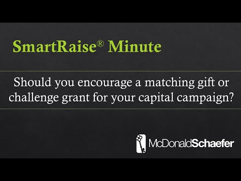 Should you encourage a matching gift? [Video]