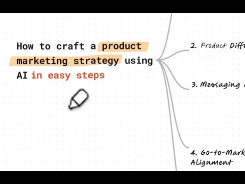 How to create a product marketing strategy (with market trends) using AI  – part 1 [Video]
