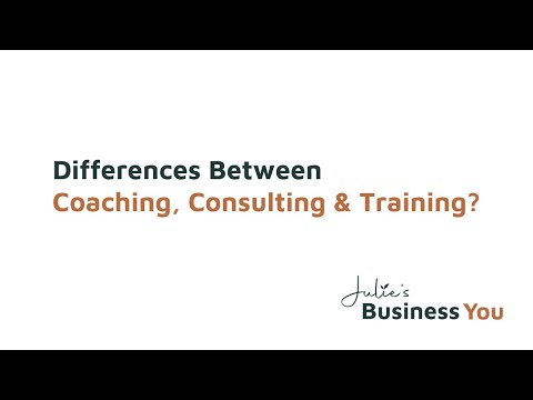 Understanding Coaching, Consulting, and Training: Unlocking Business Solutions [Video]